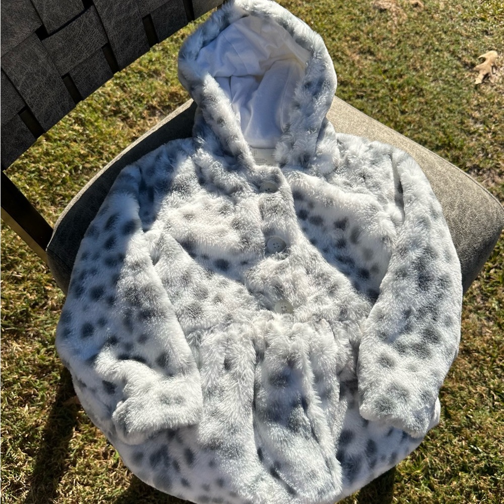 First Impressions Girls 4T Fur Coat